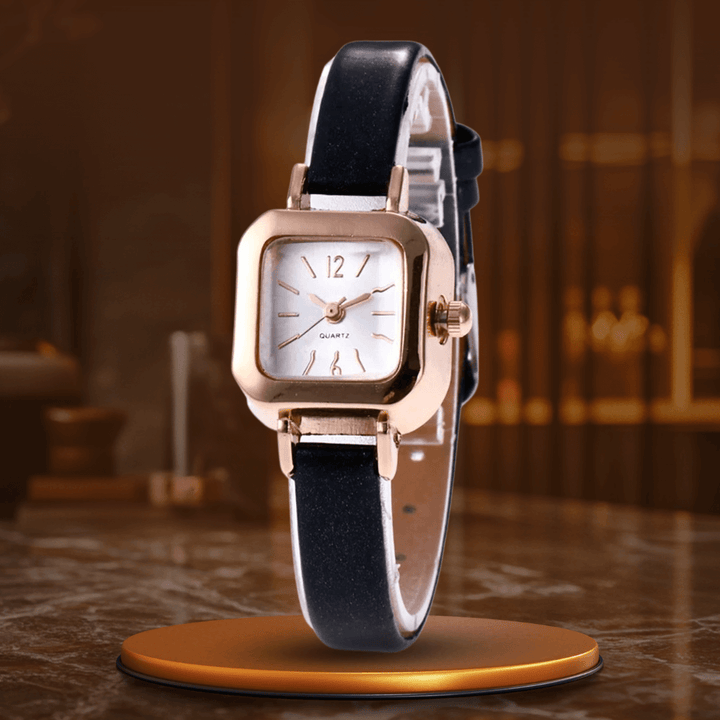 Elegant Klocka med Rem