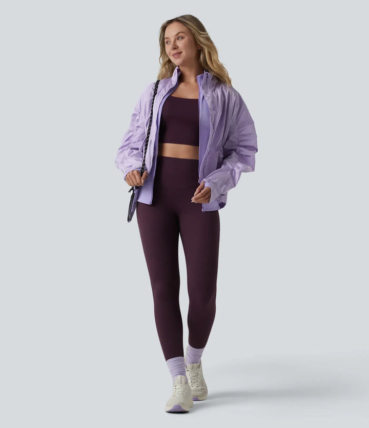 Foder i fleece som kan tas ur den flexibla damjackan
