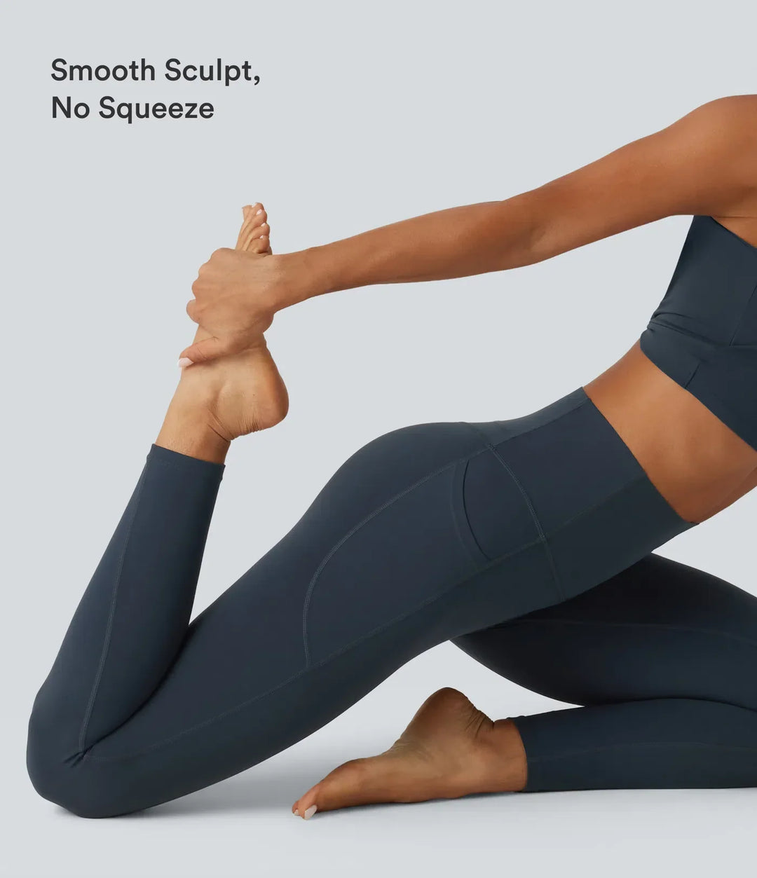 Slitstarka sportleggings med hög midja, optimala för alla träningspass