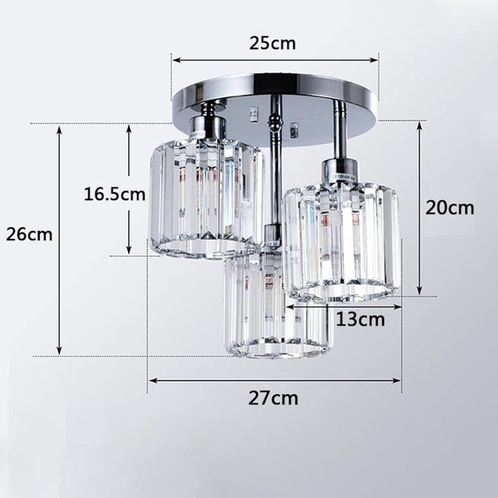 Högkvalitativ kristalllampa med modern estetik och tidlös charm