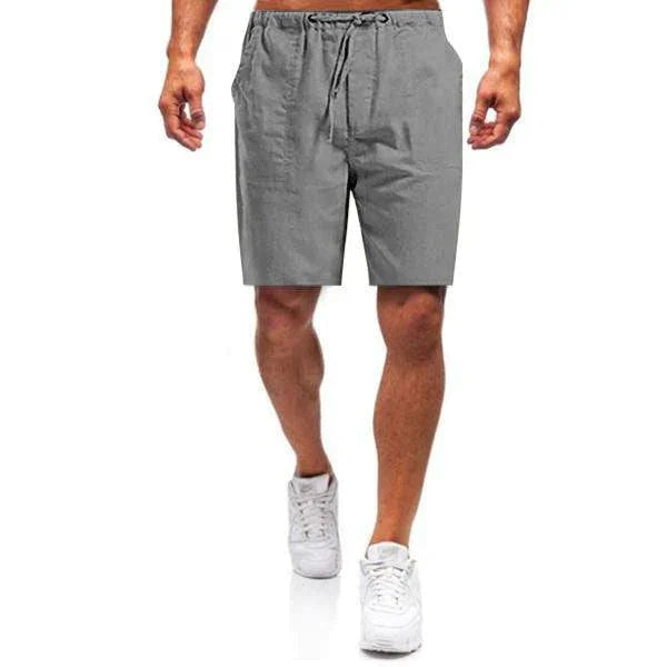 Snygga herrmode-shorts för semester och strandkläder i lätt material