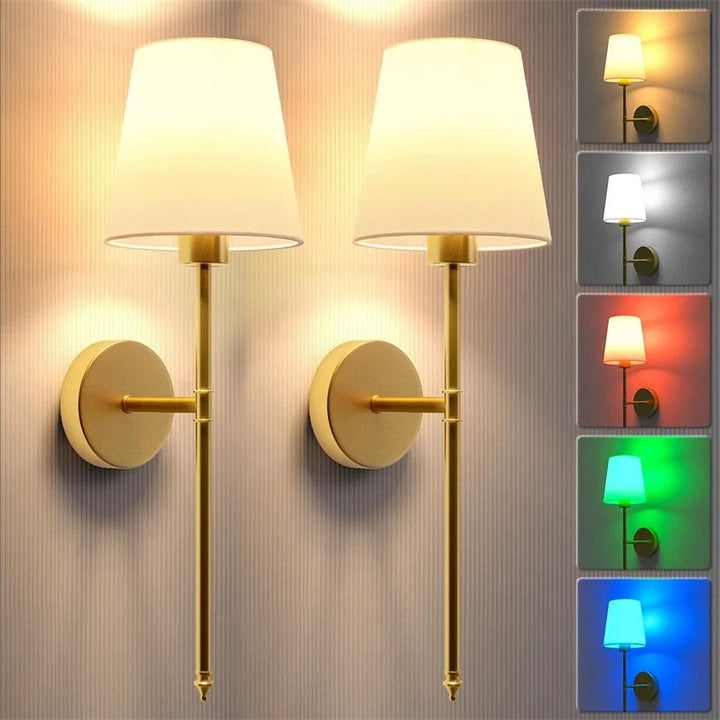 Klassisk design på trådlös väggsconce som smälter in i alla inredningsstilar