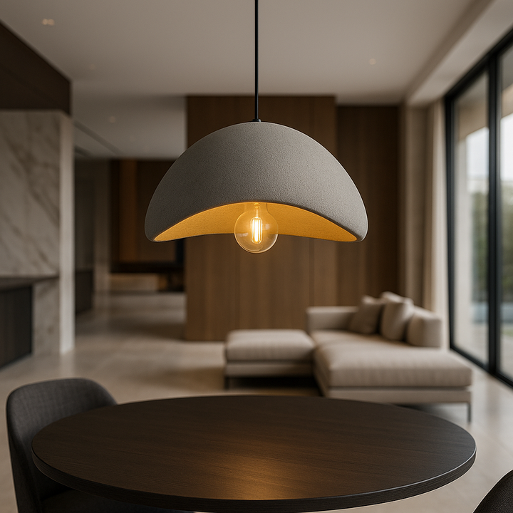 Minimalistisk pendellampa som smälter in i modern hemmiljö