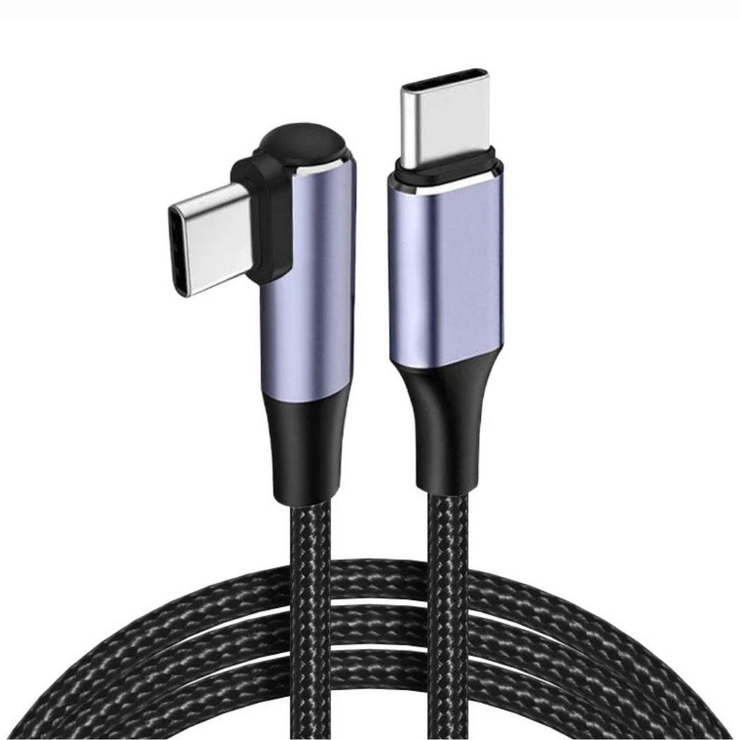 Universal USB-C snabbladdningskabel 100W i flätad design