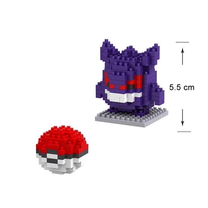 Färgstark anime figur som 3D-pussel och leksak