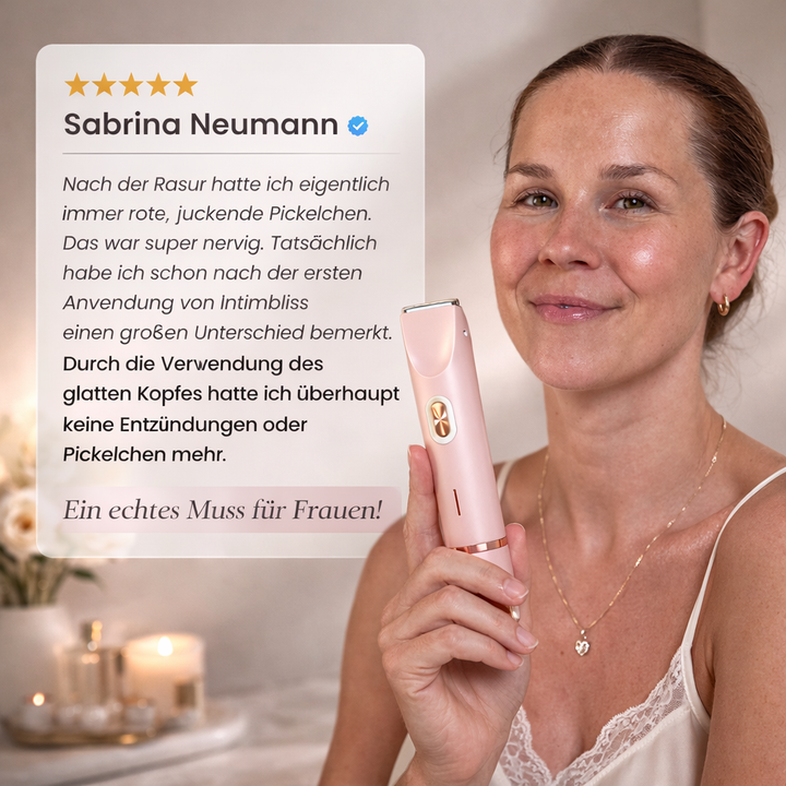 Närbild på rakhuvud för damrakhyvel som visar effektiva skärblad