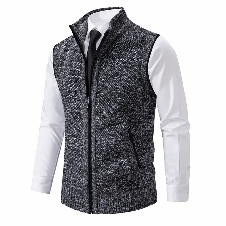 Klassisk stickad cardigan för herrar – Stil & komfort