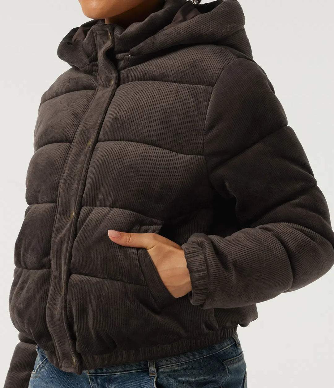 Snygg vinterjacka för damer med fokus på funktionell design