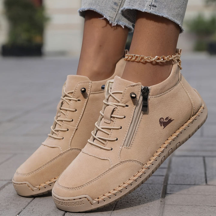 Chloé khaki ortopediska bekväma sneakers för dam
