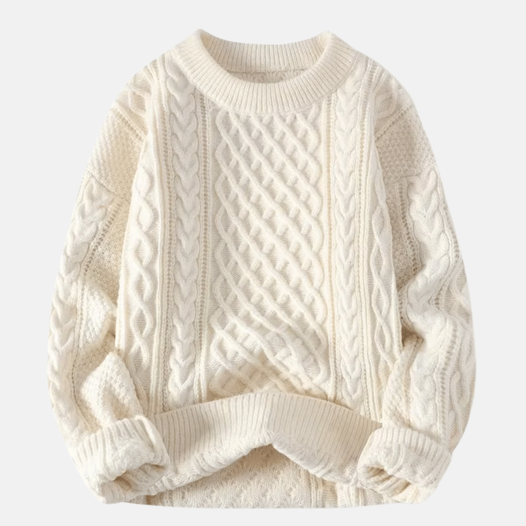 Herrtröja i klassisk design för herrmode och kyliga dagar