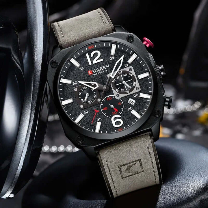 Elegant kvarts vattentät armbandsur