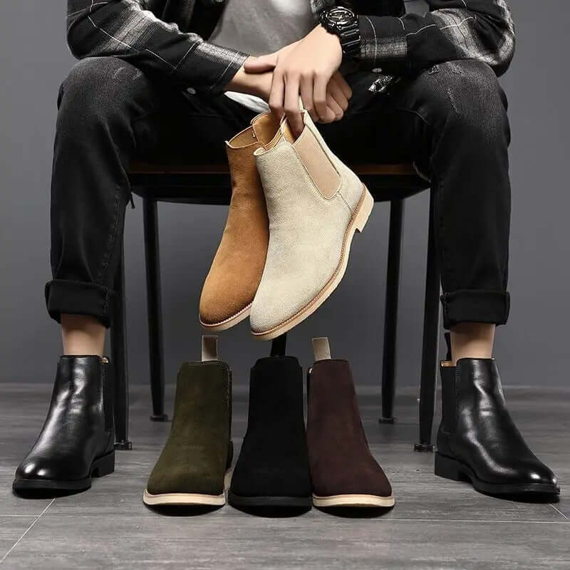 Chelsea boots för herrar – Elegant & bekväm design