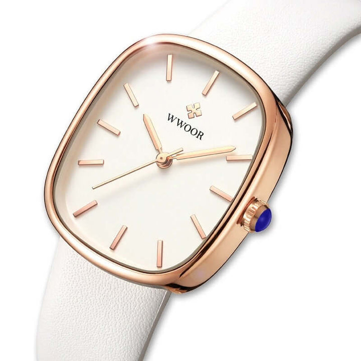 Elegant Kvartsur med Rem