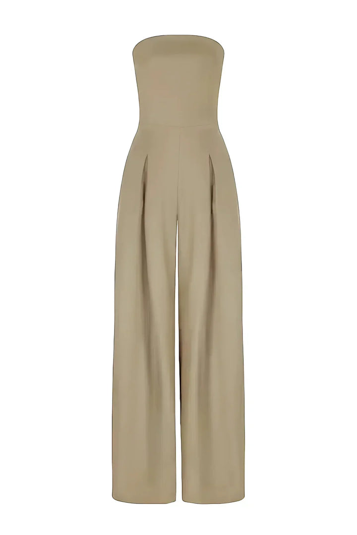 Helhetsbild av elegant jumpsuit för dam, idealisk för festkläder