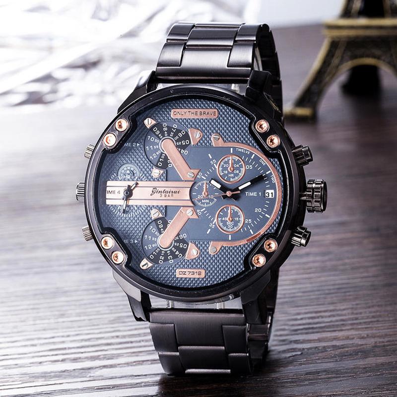 Produktbild i profil på armbandsur med kronograf