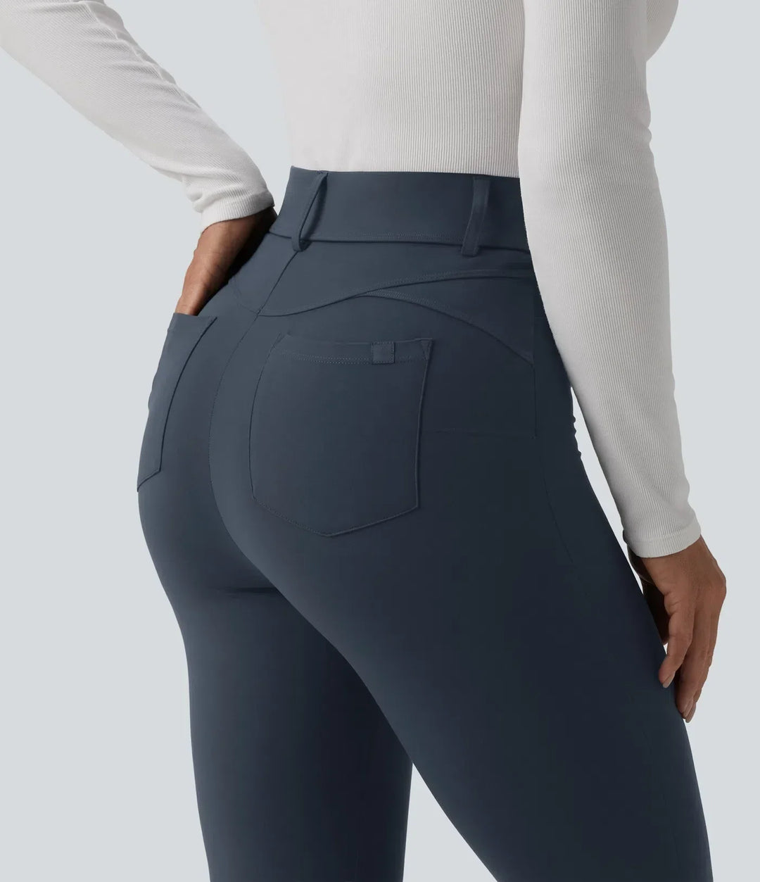 Snygga dam leggings med fickor som passar till vardag