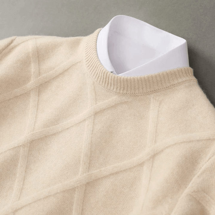 Premiumtröja med Argyle-mönster – Elegant Damtröja