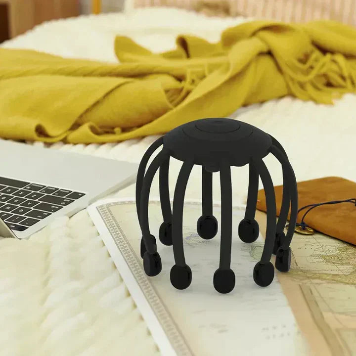 Ergonomisk hårbottenmassager för effektiv avkoppling och välbefinnande