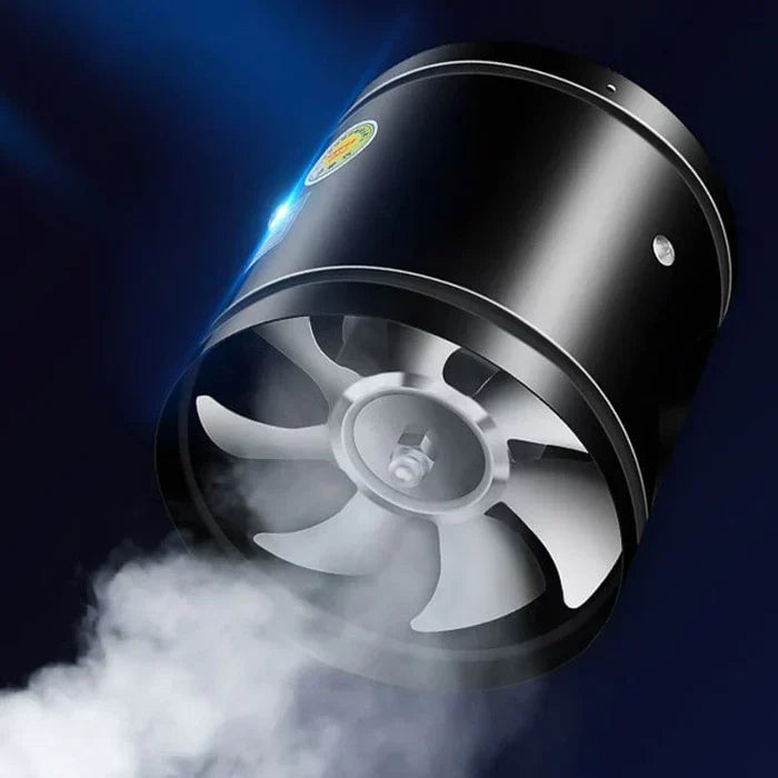Stilren ventilation i vitt för smidig installation i kök eller badrum
