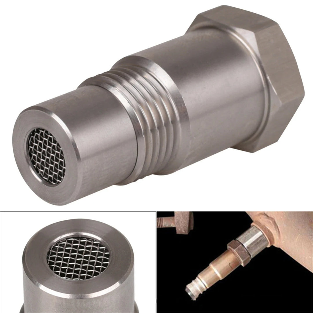 Universal O2 sensor adapter i rostfritt stål M18x1.5 för avgassystem