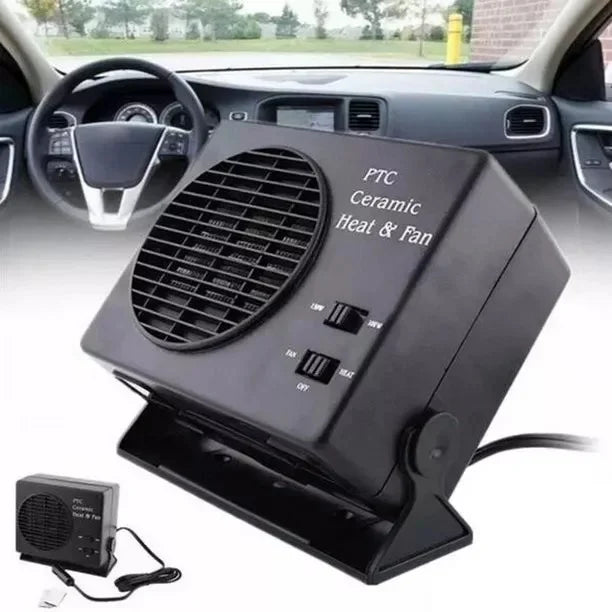 Universal 12V bilvärmare 150W/300W med keramisk fläkt för effektiv avfrostning i bilen