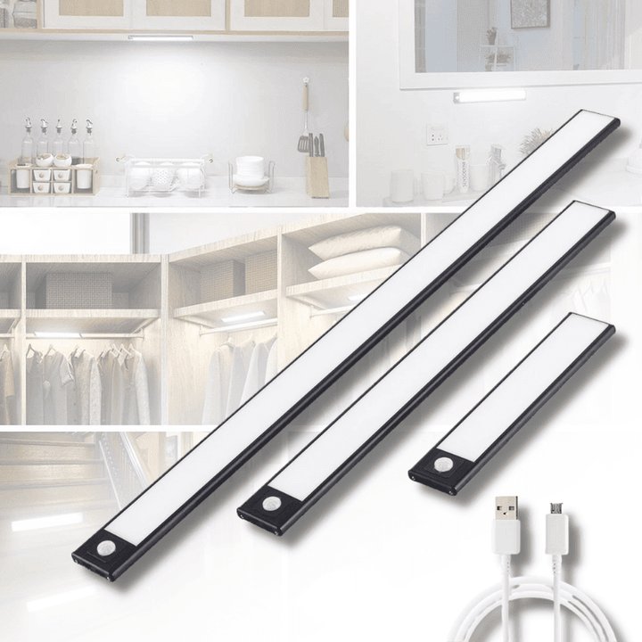 Trådlösa LED-strips med rörelsesensor i olika längder och USB-kabel