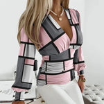 Geometrisk Rosa & Grå
