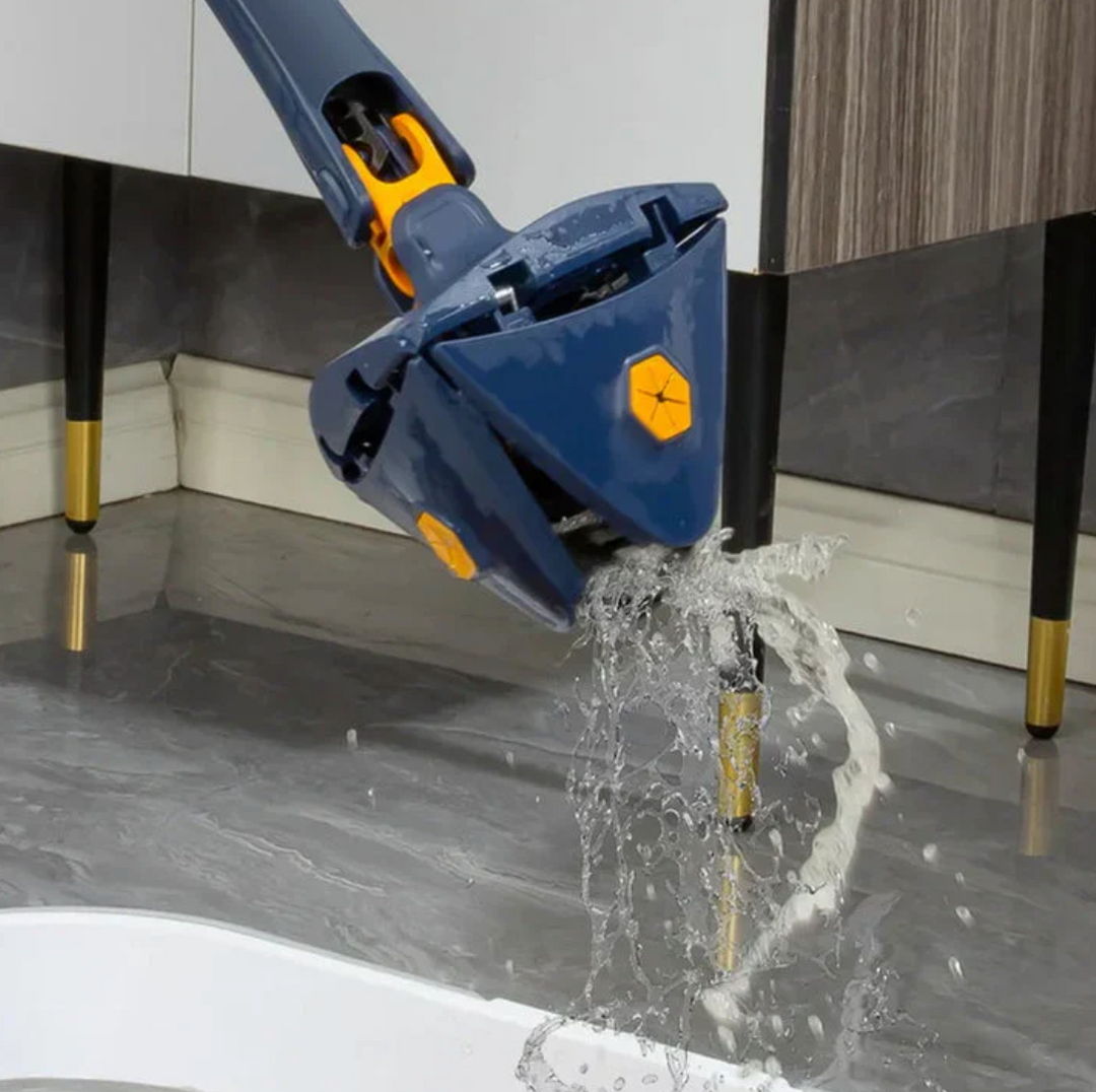 Självpressande funktion som vrider ur vatten från moppen