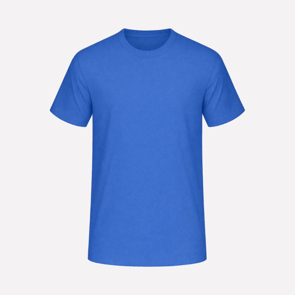 Blå t-shirt för en ledig och modern stil
