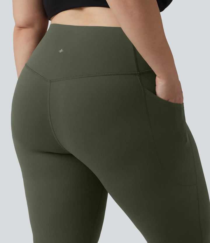 Högmidjade leggings för gym och vardag
