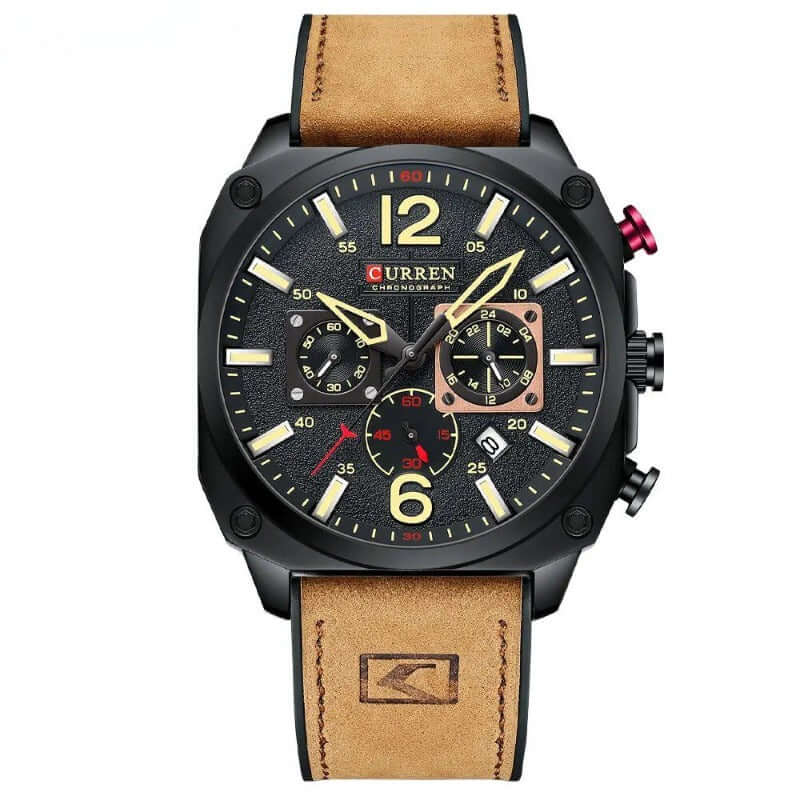 Elegant kvarts vattentät armbandsur