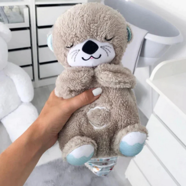 Perfekt present för barn sömnstöd brun utter nalle