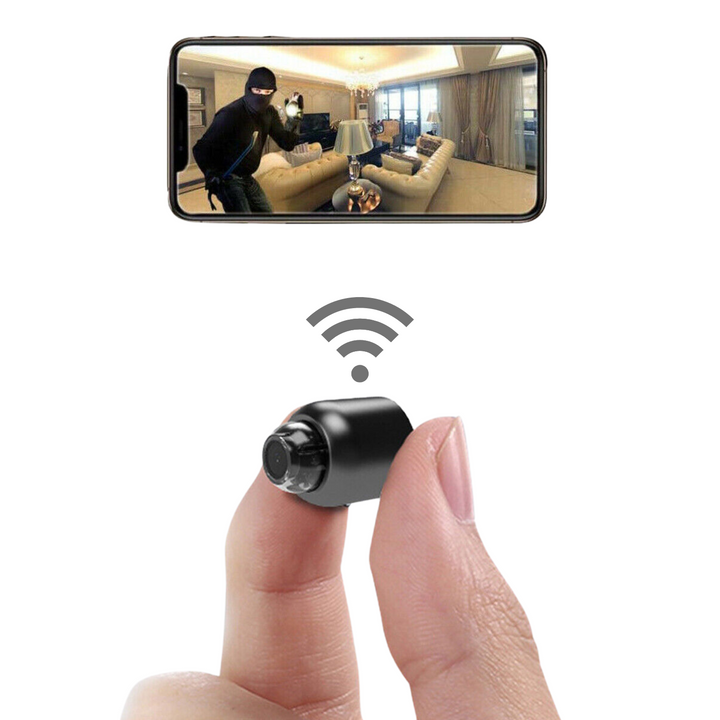 Minikamera med HD-upplösning för säkerhet i hemmet