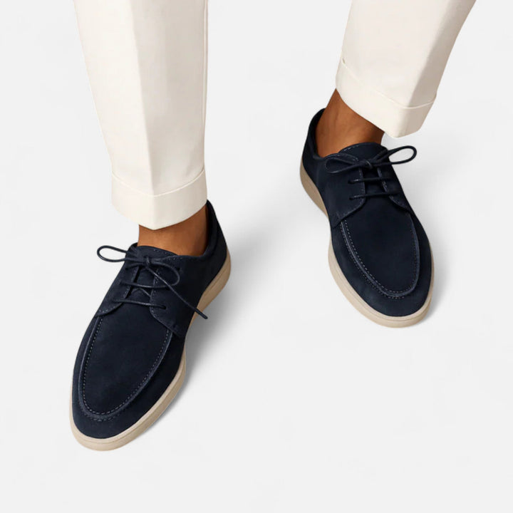 Snygga snörskor för herrar i khaki, perfekta som vardagsskor eller till fest