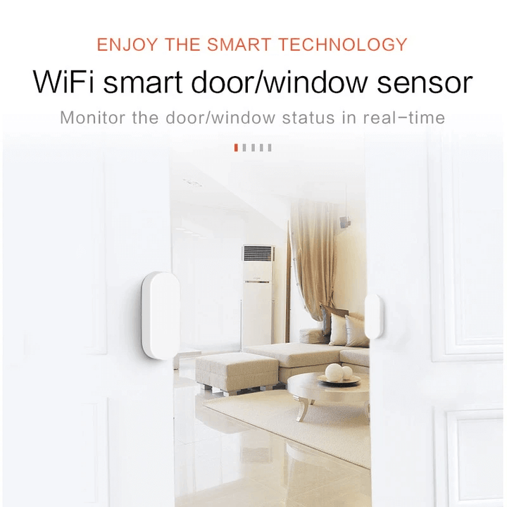 Smidig wifi sensor för bevakning av dörrar och fönster i bostaden