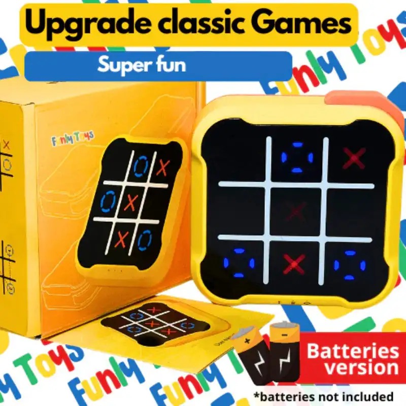 Interaktivt elektroniskt Tic Tac Toe brädspel för barn