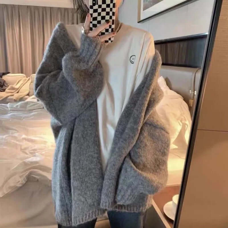 Varm & Mysig Stickad Cardigan för Damer