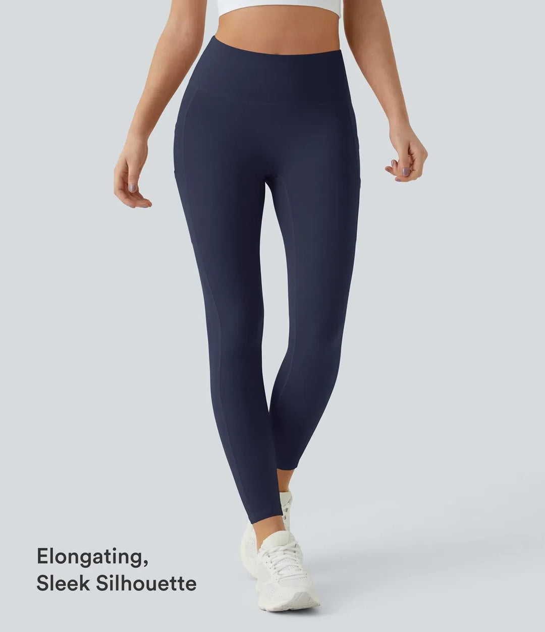 Komfortabla högmidjade leggings för dam som passar till yoga