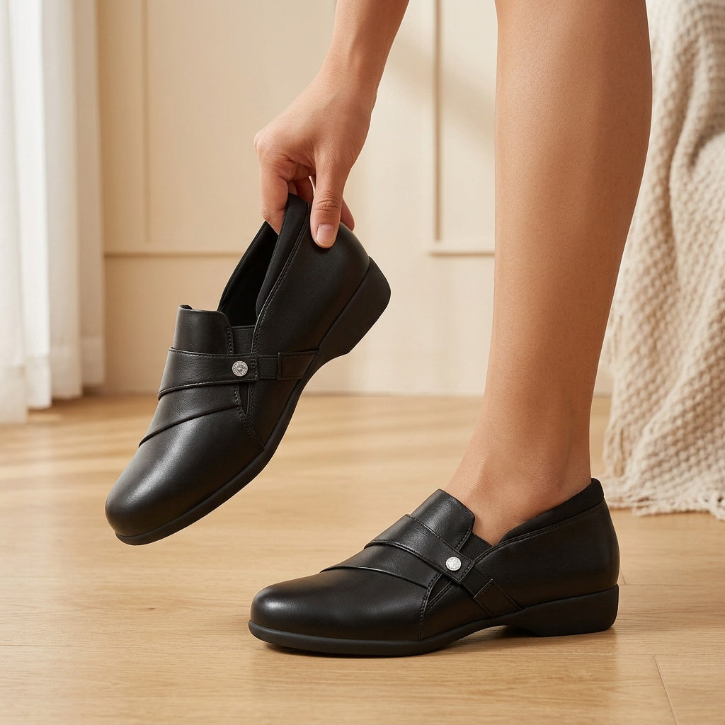 Moderna damloafers i snygg färg och skön passform för damer