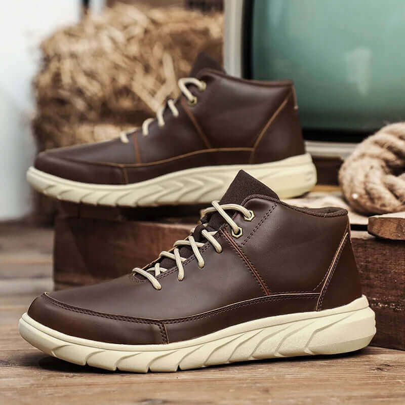 Herr High-Top Sneakers med Dämpad Innersula