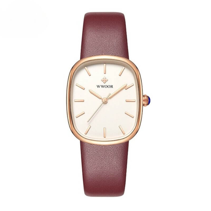 Elegant Kvartsur med Rem