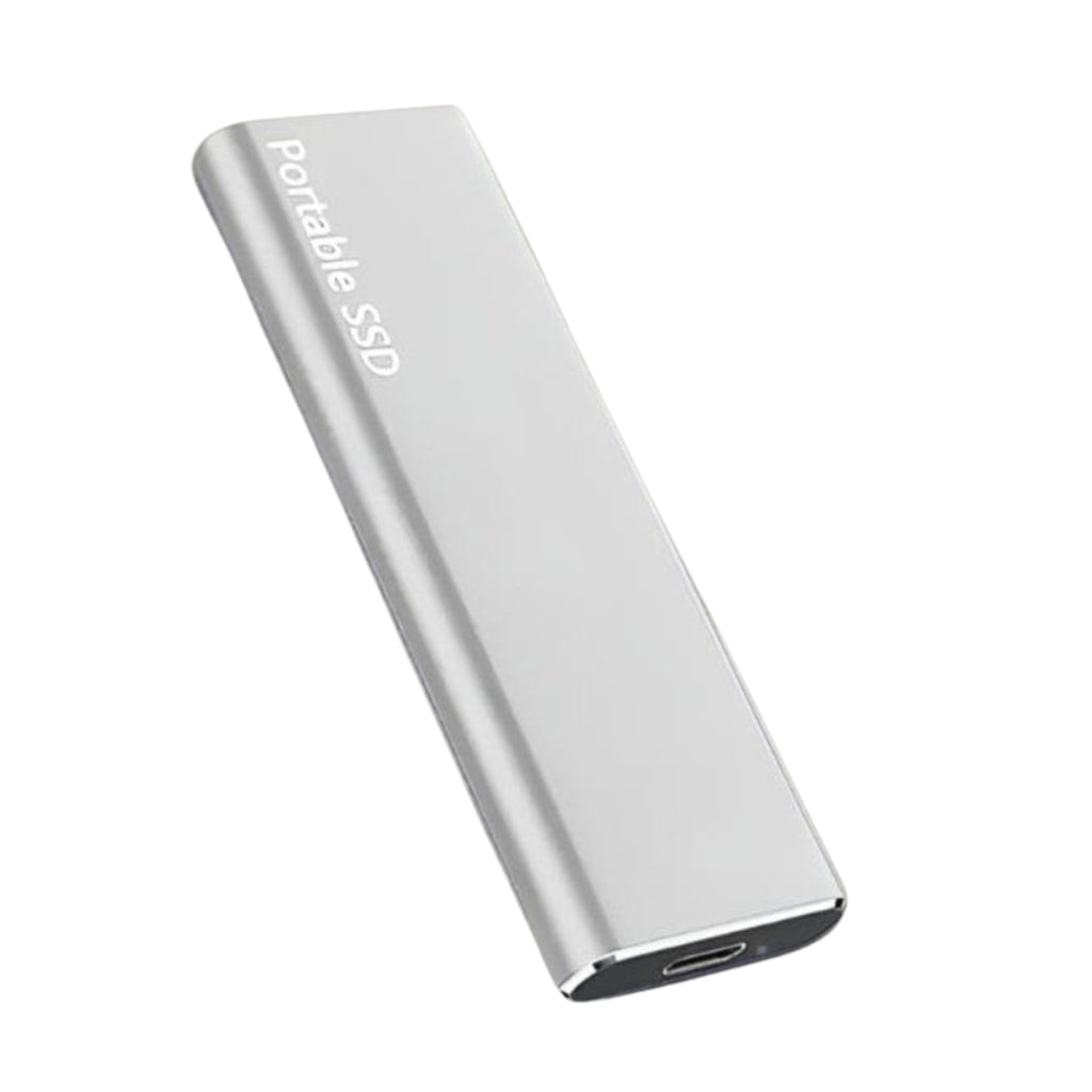 Bärbar extern hårddisk med USB-C anslutning och snabb dataöverföring för säker lagring