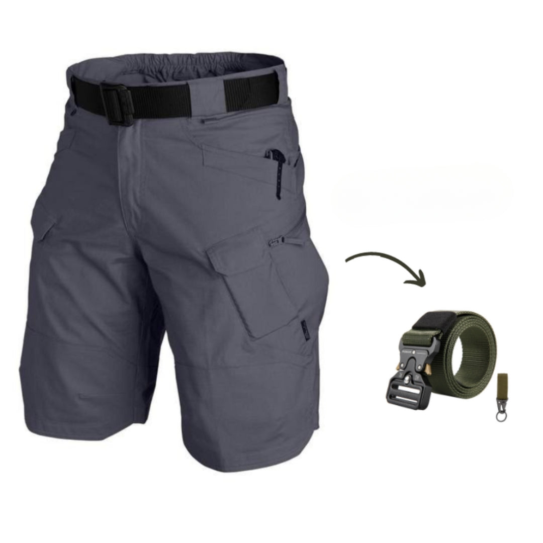 Beiga sommarshorts för herrar i slitstarkt material för vardag