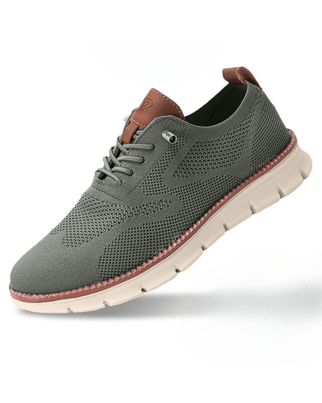 Jason Herr Sneakers Modern Komfort från sidan i ljusgrå design