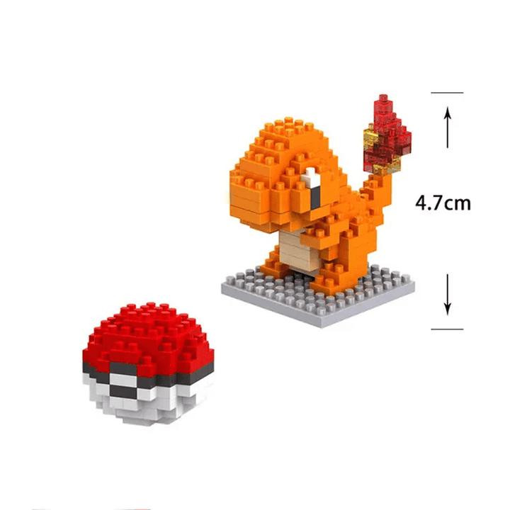 Anime byggklossar miniatyrfigur för barn och vuxna hobby