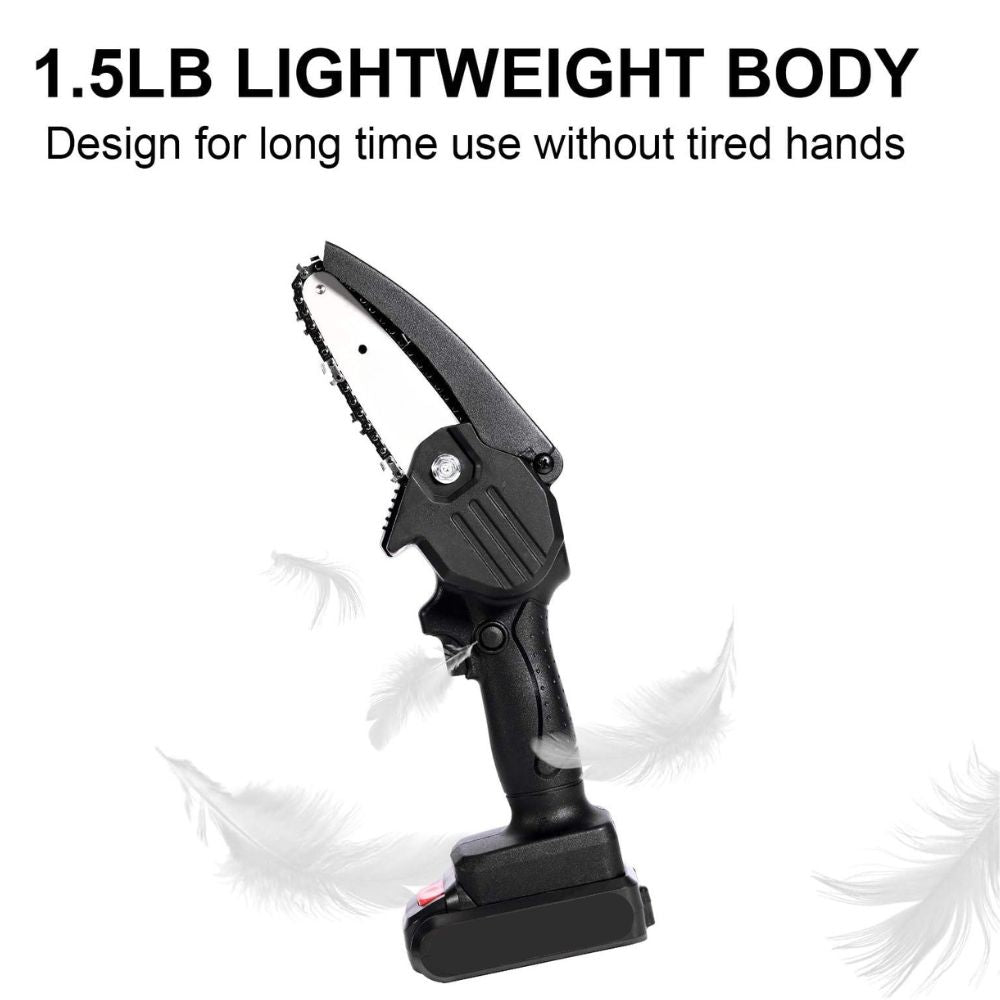 Lätt och ergonomisk mini motorsåg för trädgårdsarbete