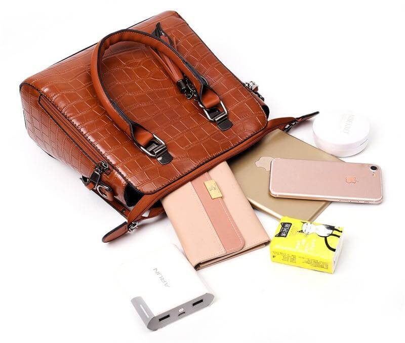 Set med 4 eleganta väskor – Stil & Funktion