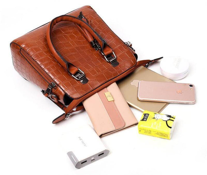 Set med 4 eleganta väskor – Stil & Funktion