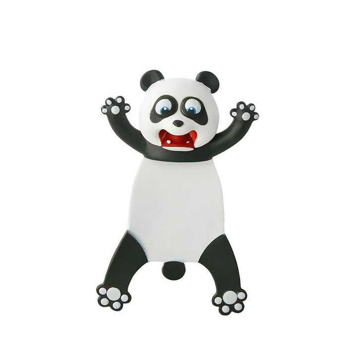 3D-djurbokmärken för barn i färgglad PVC, djurmotiv som panda och hund, perfekt lästillbehör och prydnad.