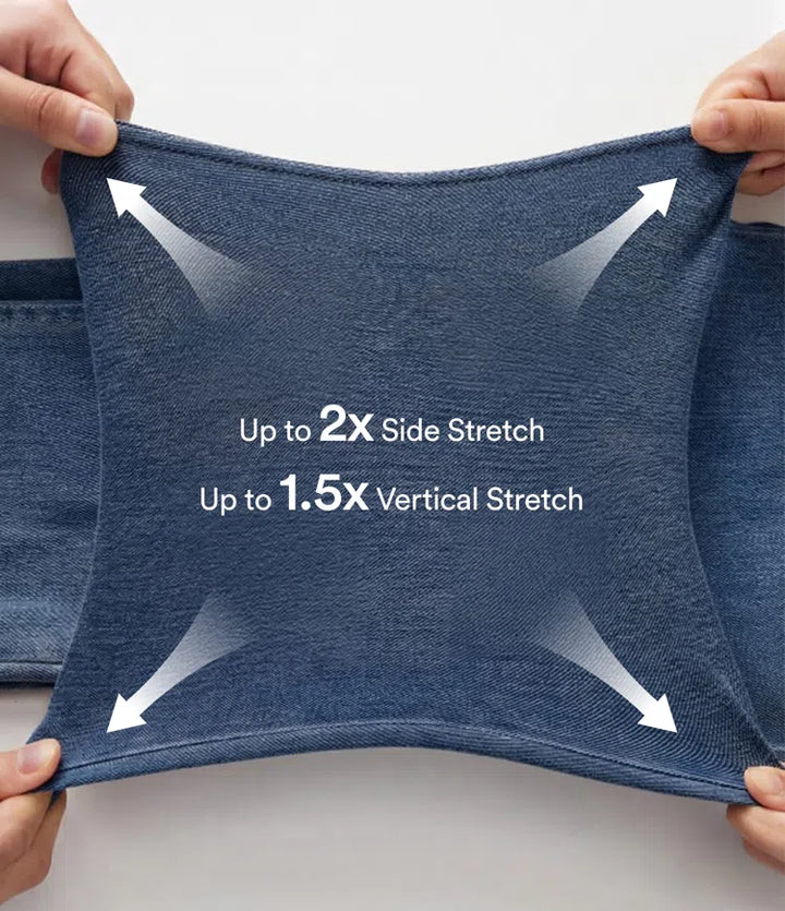 Bekväma stretchiga damleggings med hög midja i mjuk bomull